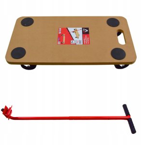 PLATFORMA TRANSPORTOWA Z DYSZLEM DO 200KG, 57,5x30,0cm 4