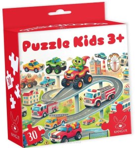 Kangur Puzzle 30 Kids Auta 3+ 2