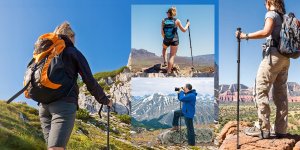 Monopod 2w1 Na Aparat Dslr Kamerę 1/4"" 10kg 160cm 2w1 Kijek Nordic Walking / Kf09.138 / Ms16 5