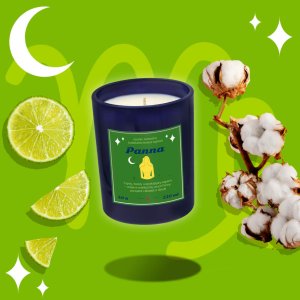 Świeca zodiakalna sojowa naturalna zapachowa PANNA - bezpieczna, ręcznie robiona w szklanym słoiczku na prezent upominek dla osoby ze znakiem zodiaku PANNY 2