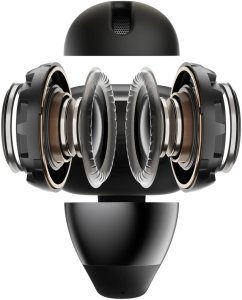 Shokz OpenDots One nappikuulokkeet, musta 3