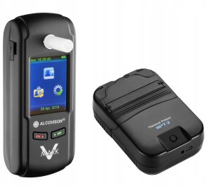 Alkomat elektrochemiczny AlcoVisor Mark V Plus (Black) z drukark� 4