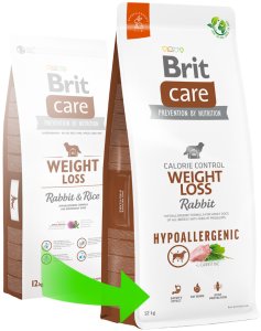 BRIT CARE Dog Hypoallergenic Weight Loss Rabbit 2x12kg 5