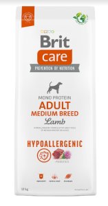 BRIT CARE Dog Hypoallergenic Adult Medium Breed Lamb 2x12kg 2