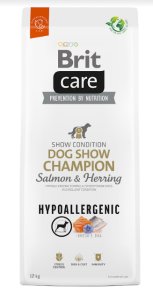 BRIT CARE Dog Hypoallergenic Dog Show Champion Salmon & Herring 2x12kg 2