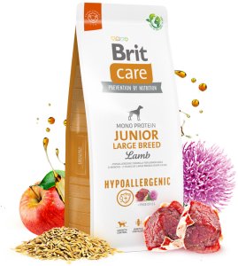BRIT CARE Dog Hypoallergenic Junior Large Breed Lamb 2x12kg 3