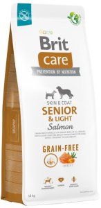 BRIT CARE Dog Grain-free Senior & Light Salmon 12kg + niespodzianka dla psa GRATIS! 2