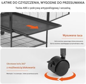 Vevor Metalowa Klatka dla Małych Zwierząt 164 cm 4