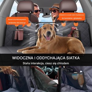 Pokrowiec na Fotel Samochodowy dla Psa do Ciężarówki 5