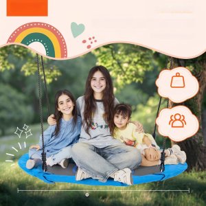 Okrągła Huśtawka Ogrodowa Pająk 6