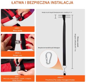 Okrągła Huśtawka Ogrodowa Pająk 5