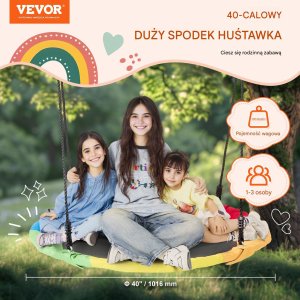 Okrągła Huśtawka Ogrodowa Pająk 7