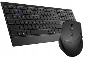 Klawiatura + mysz Rapoo 9500M czarna 2