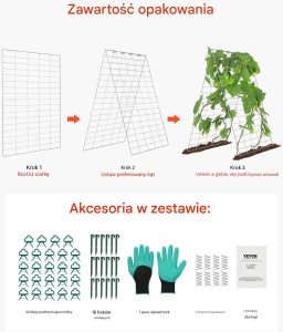 Składana Krata Ogrodowa 140 x 90 cm 6