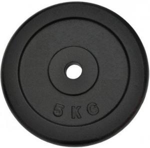 Spartan Stalowe obciążenie 2x5 kg czarne (S1220) 1