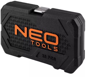 Zestaw kluczy nasadowych 1/4", 23 szt., satynowy 10-231 4