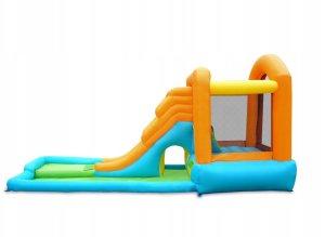 Dmuchany duży zamek GIGANT trampolina HappyHop 2