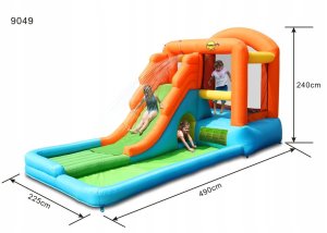 Dmuchany duży zamek GIGANT trampolina HappyHop 5