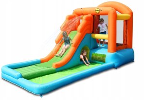 Dmuchany duży zamek GIGANT trampolina HappyHop 6