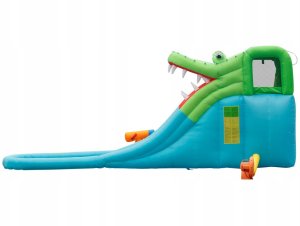 Dmuchany duży zamek KROKODYL trampolina HappyHop 4