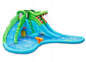 Dmuchany duży zamek KROKODYL trampolina HappyHop 5