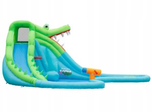 Dmuchany duży zamek KROKODYL trampolina HappyHop 6