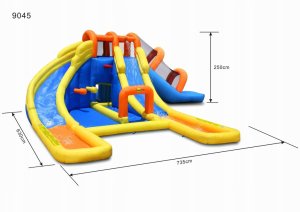 Dmuchany duży zamek MINI PARK WODNY trampolina 14