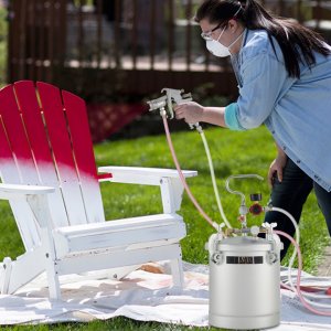 Agregat Malarski Pistolet Zbiornik Ciśnieniowy 10L 12