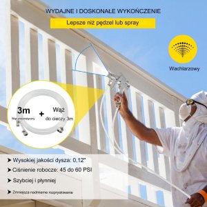 Agregat Malarski Pistolet Zbiornik Ciśnieniowy 10L 3