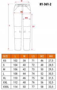 Neo Spodnie robocze DENIM, wzmocnienia Cordura, odpinane kieszenie kaburowe, szare, rozmiar M 10