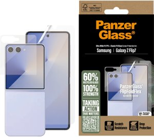 PanzerGlass Protective Set FlipFoldFlex 2-in-1 Classic Fit Glass + Ultra-Wide Fit TPU Film for Samsu 2