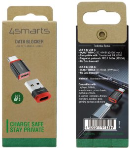 Adapter USB 4smarts USB-A - USB-C Czarny  (541615) 3