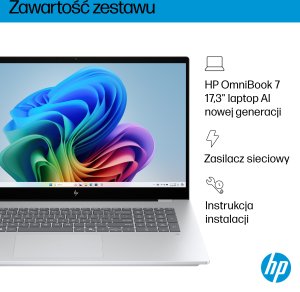 Laptop HP HP OmniBook 7 NGAI 17-dc0219nw Copilot+ PC Intel Core Ultra 5 226V 43,9 cm (17.3") Ekran dotykowy Full HD 16 GB LPDDR5x-SDRAM Wi-Fi 7 (802.11be) Windows 11 Home 7