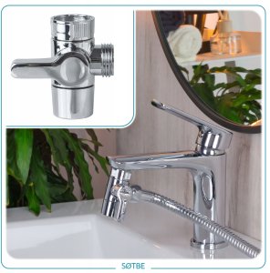 Zestaw bidetowy prysznic słuchawka wąż do baterii umywalkowej Bidetka MIA 11