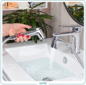 Zestaw bidetowy prysznic słuchawka wąż do baterii umywalkowej Bidetka MIA 3