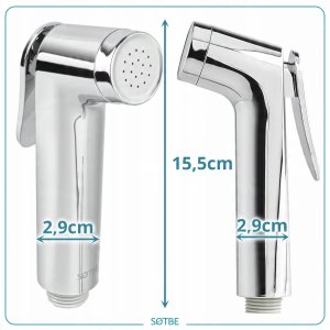 Zestaw bidetowy prysznic słuchawka wąż do baterii umywalkowej Bidetka MIA 9