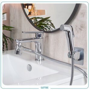 Zestaw bidetowy prysznic słuchawka wąż do baterii umywalkowej Bidetka MIA 10