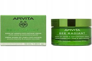 APIVITA_Bee Radiant Signs Of Aging &amp; Anti-Fatigue Cream krem przeciw zmęczeniu i pierwszym oznakom starzenia 50ml 2