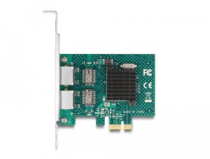 Delock - Netzwerkadapter - PCIe 2.0 Low-Profile - Gigabit Ethernet x 2 3