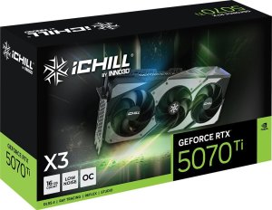 Karta graficzna Inno3D GeForce RTX 5070 Ti iCHILL X3 16GB GDDR7 DLSS4 (C507T3-16D7X-176069H) 3