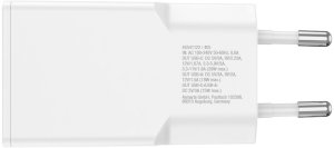 Ładowarka 4smarts Ładowarka sieciowa PDPlug Slim Duos 20W GaN USB-C+USB-A + kabel USB-C 1.5m biały 2