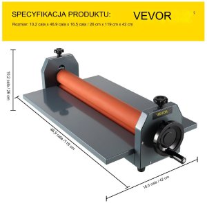 Laminator ręczny 1000mm cold roll do folii zdjęć plakatów reklamy 13