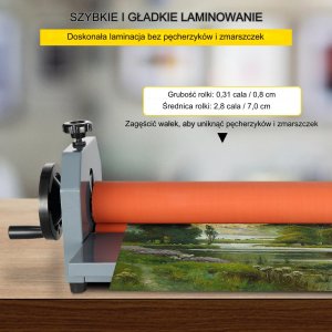 Laminator ręczny 1000mm cold roll do folii zdjęć plakatów reklamy 8