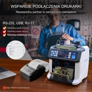 Vevor Liczarka do banknotów pieniędzy Podwójny CIS 11