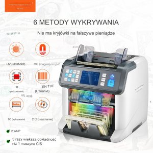 Vevor Liczarka do banknotów pieniędzy Podwójny CIS 13