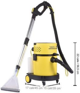 Odkurzacz przemysłowy bezworkowy do pyłu gipsu sucho mokro dmuchawa 1200 W 2