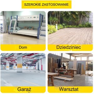 Odkurzacz przemysłowy bezworkowy do pyłu gipsu sucho mokro dmuchawa 1200 W 8