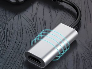 Adapter przejściówka kabel usb-c na hdmi 4k 60hz 18cm usb 3.1-c do laptopa 5