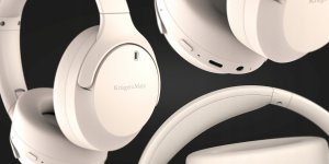 Bezprzewodowe słuchawki nauszne z ANC , Kruger&amp;Matz Street 4 , beżowe 11