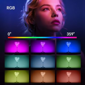 Lampa Led 10w Video 1800k-9000k Light Do Aparatu Telefonu / Ulanzi C10rgb Rgb 6